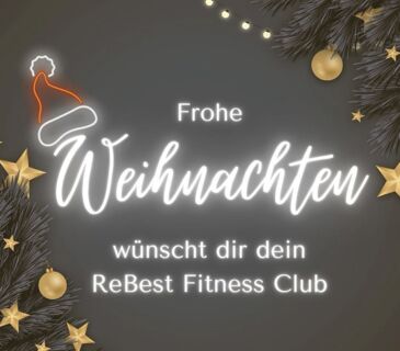 Das Bild zeigt ein Weihnachtsgru&szlig; in Neon-Optik, zudem sind die Ecken weihnachtlich "geschm&uuml;ckt".